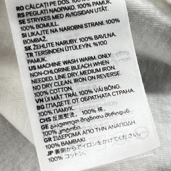 H&M Rolling Stones Shirt Womens Size Medium White Red Band Tee - Picture 11 of 11